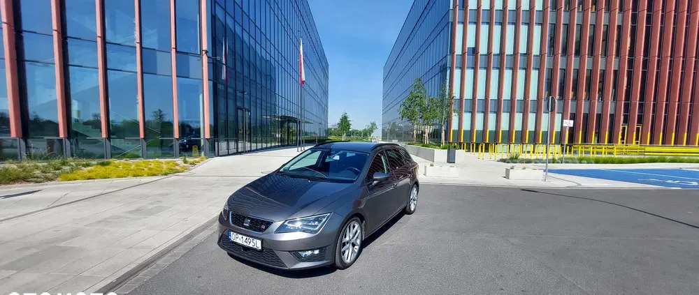 samochody osobowe Seat Leon cena 56900 przebieg: 80300, rok produkcji 2016 z Opole